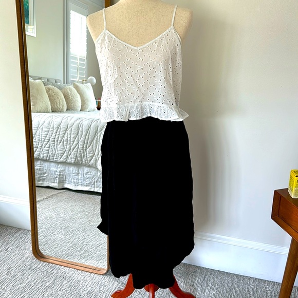 FARM Rio Dresses & Skirts - Farm rio black skirt asymmetrical